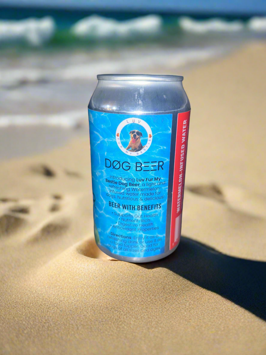 DØG BΞΞR - Watermelon Infused Water for Dogs