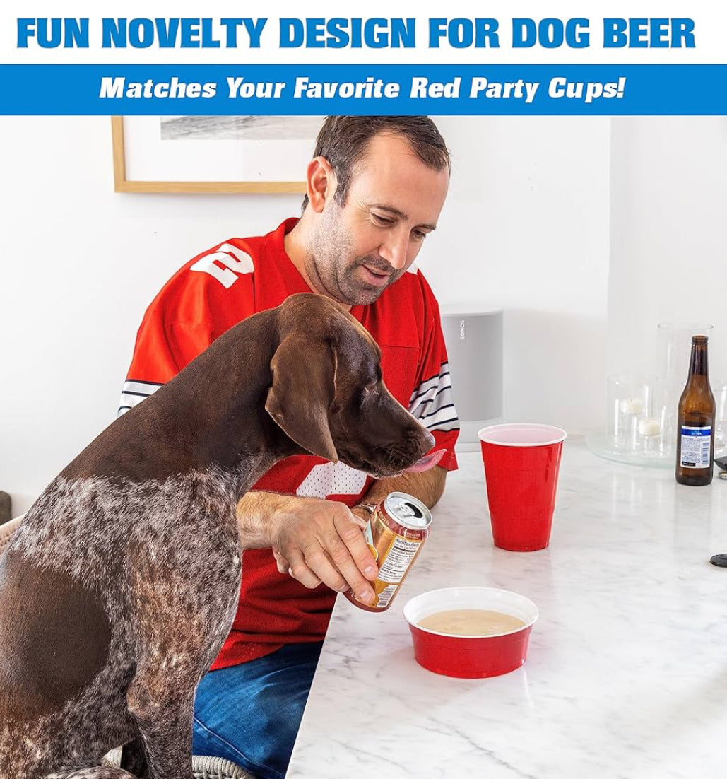 Red Solo Dog Bowl