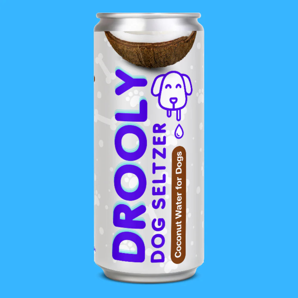 DROOLY Dog Seltzer - Coconut Water for Dogs